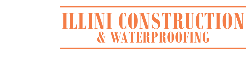 Illini Construction & Waterproofing logo with white text